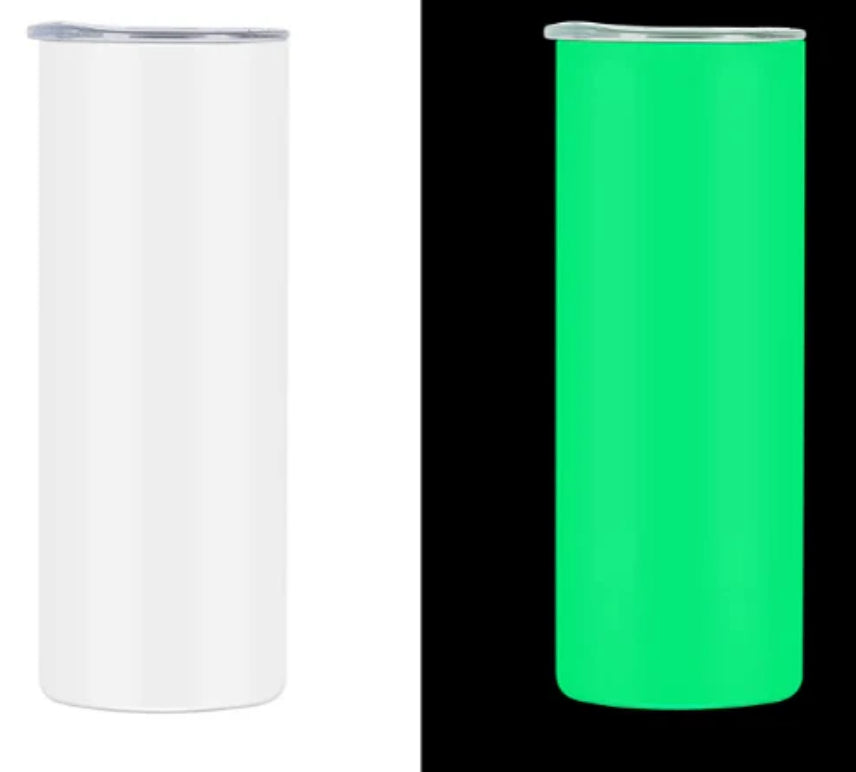 Glow in dark stainless steel 20oz tumblers
