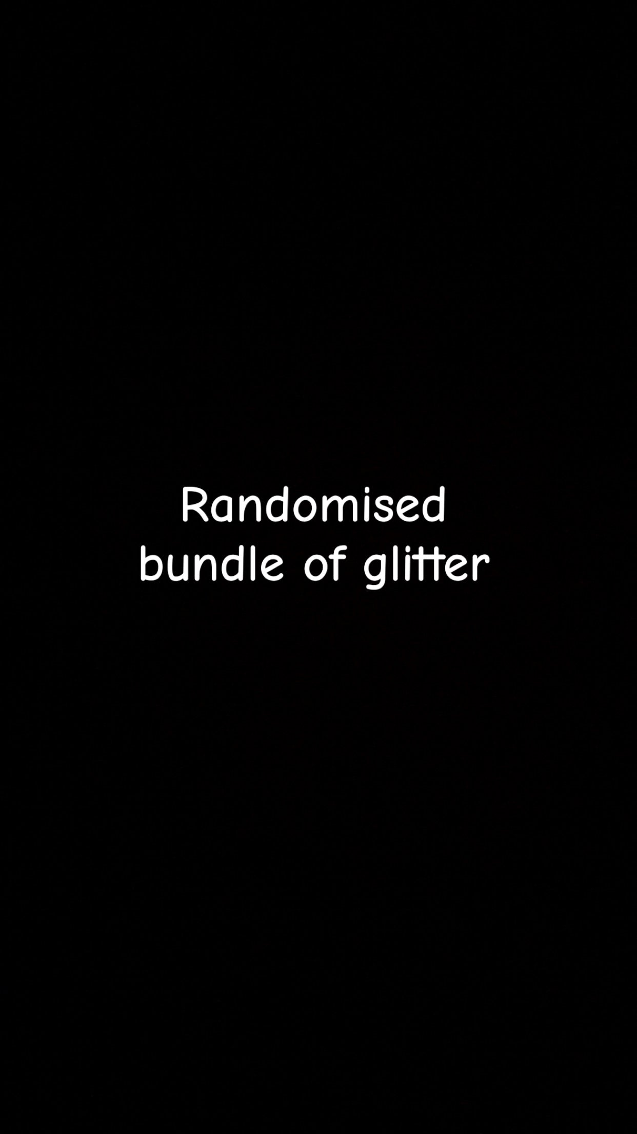 Bubble glitter bundle