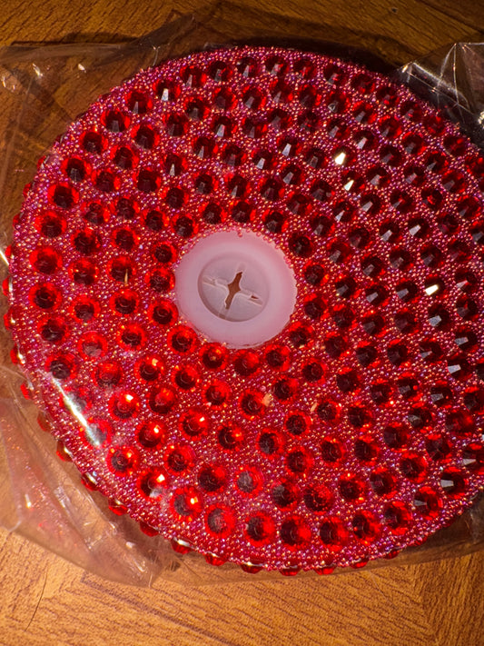 Rhinestone lid