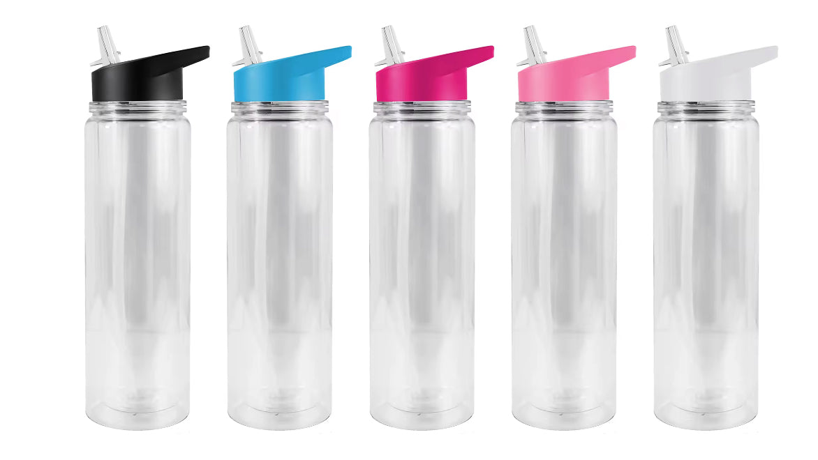 Tall 17oz snowglobe bottles