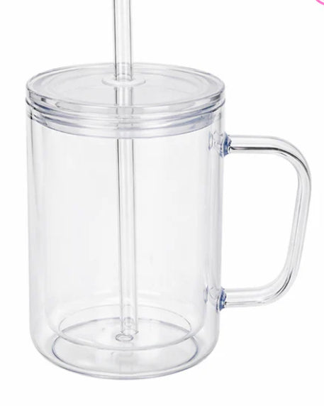 Acrylic snowglobe mugs