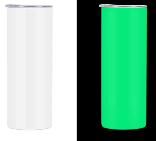 Glow in dark stainless steel 20oz tumblers