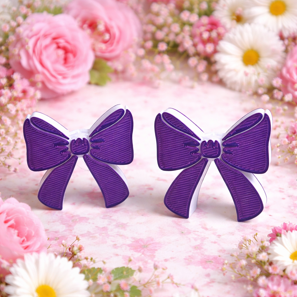 Printed topper bow