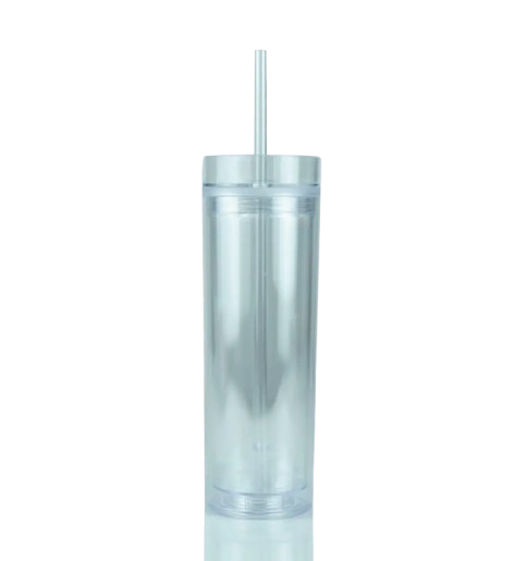 Skinny snowglobe tumbler